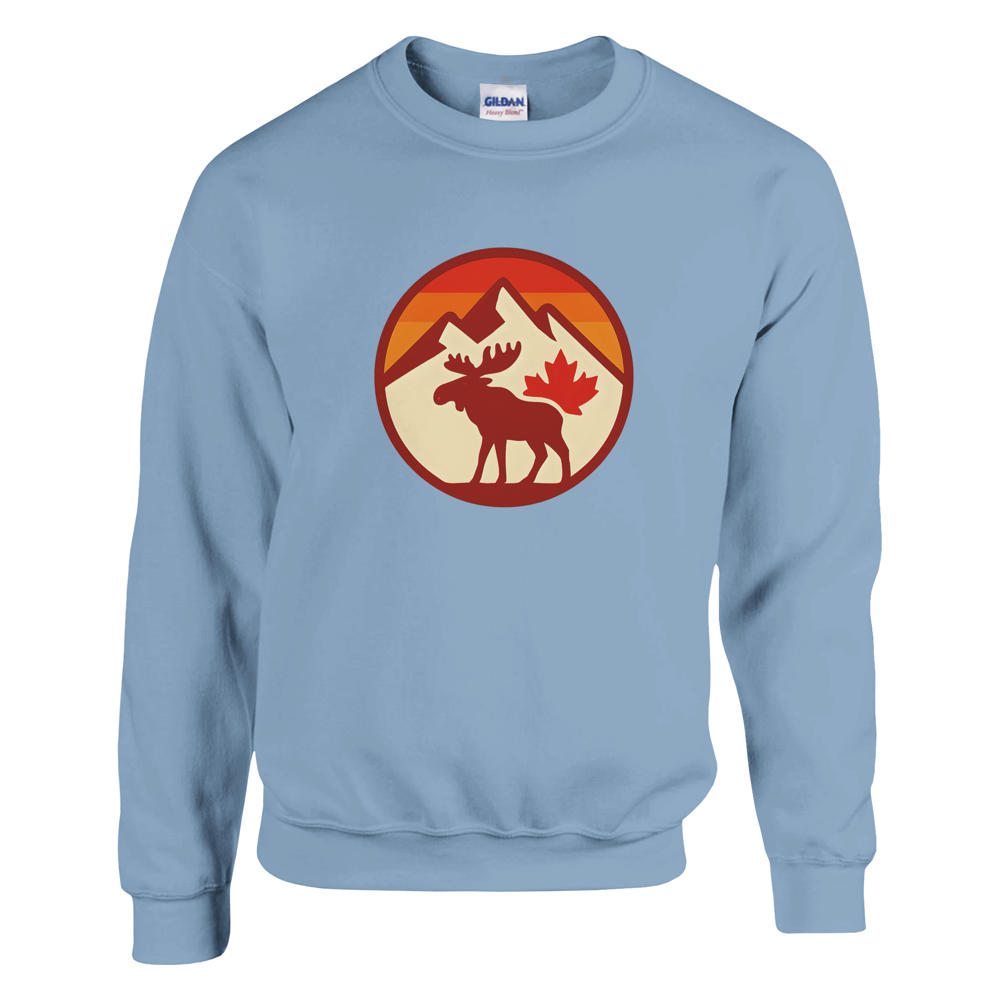 KPAP Original Classic Sweatshirt – Canadian Flag & Mountains Design - KPAP Canada