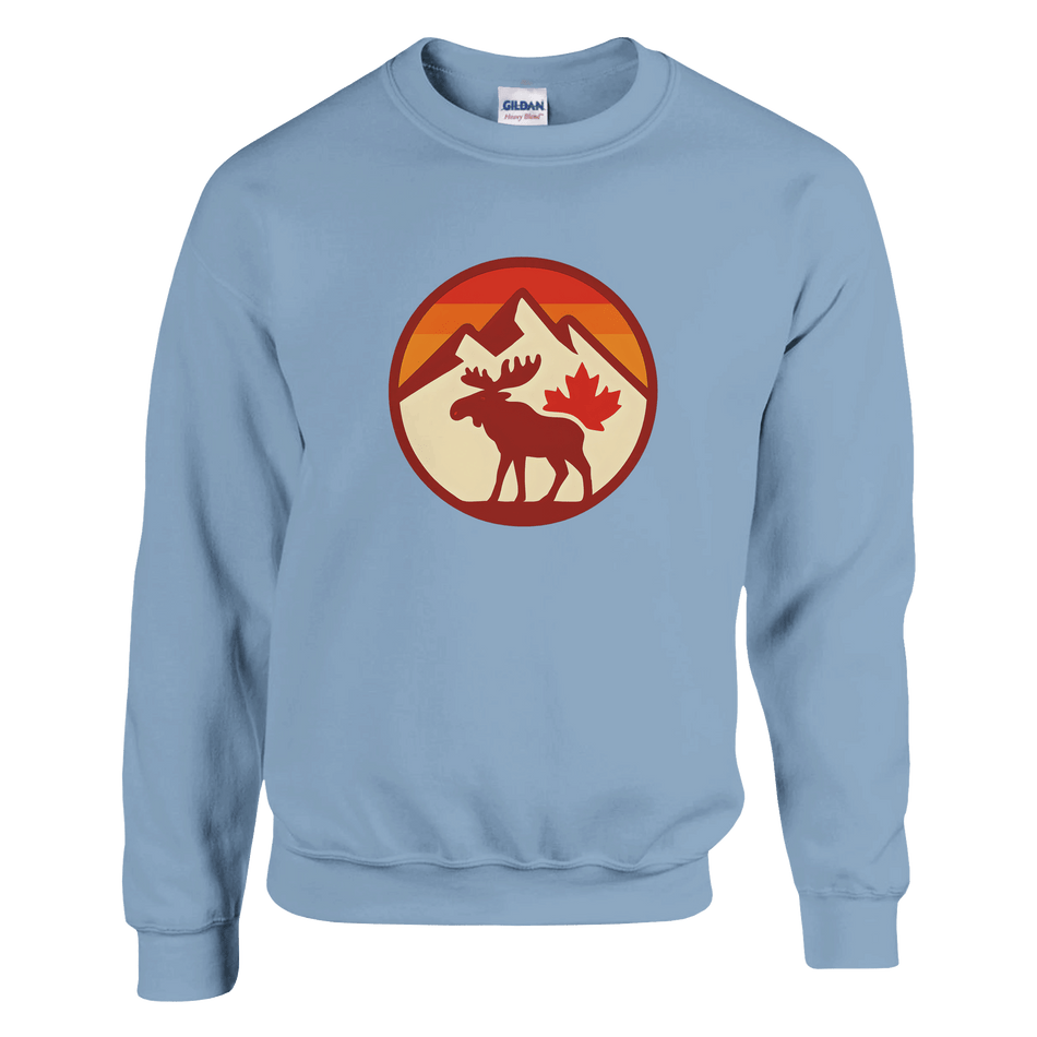 KPAP Original Classic Sweatshirt – Canadian Flag & Mountains Design - KPAP Canada