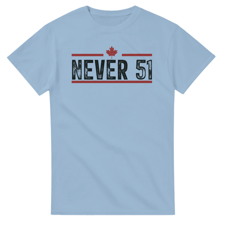 Never 51st T-Shirt – Classic Fit Heavyweight Cotton Tee - KPAP Canada