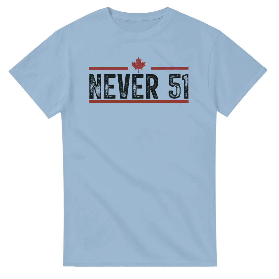 Never 51st T-Shirt – Classic Fit Heavyweight Cotton Tee - KPAP Canada