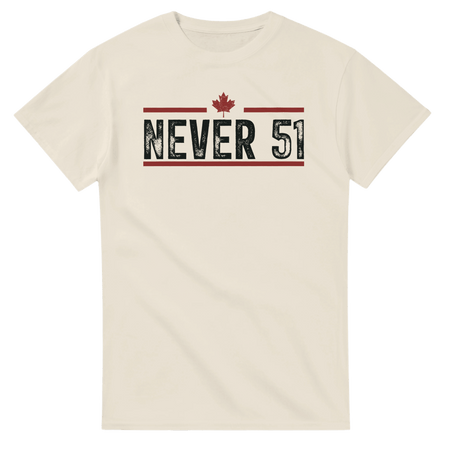 Never 51st T-Shirt – Classic Fit Heavyweight Cotton Tee - KPAP Canada
