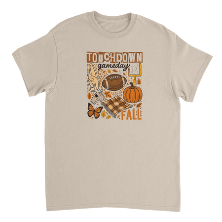 Touchdown Gameday Fall T-Shirt – Premium Cotton, Cozy Autumn Vibes, Celebrate Football Season in Style - KPAP Canada