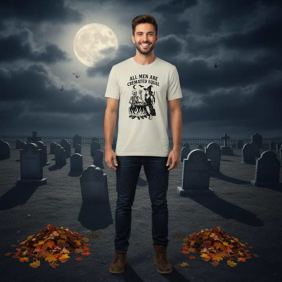 Unisex Ultra Cotton T-Shirt – All Men Are Cremated Equally Design - KPAP Canada