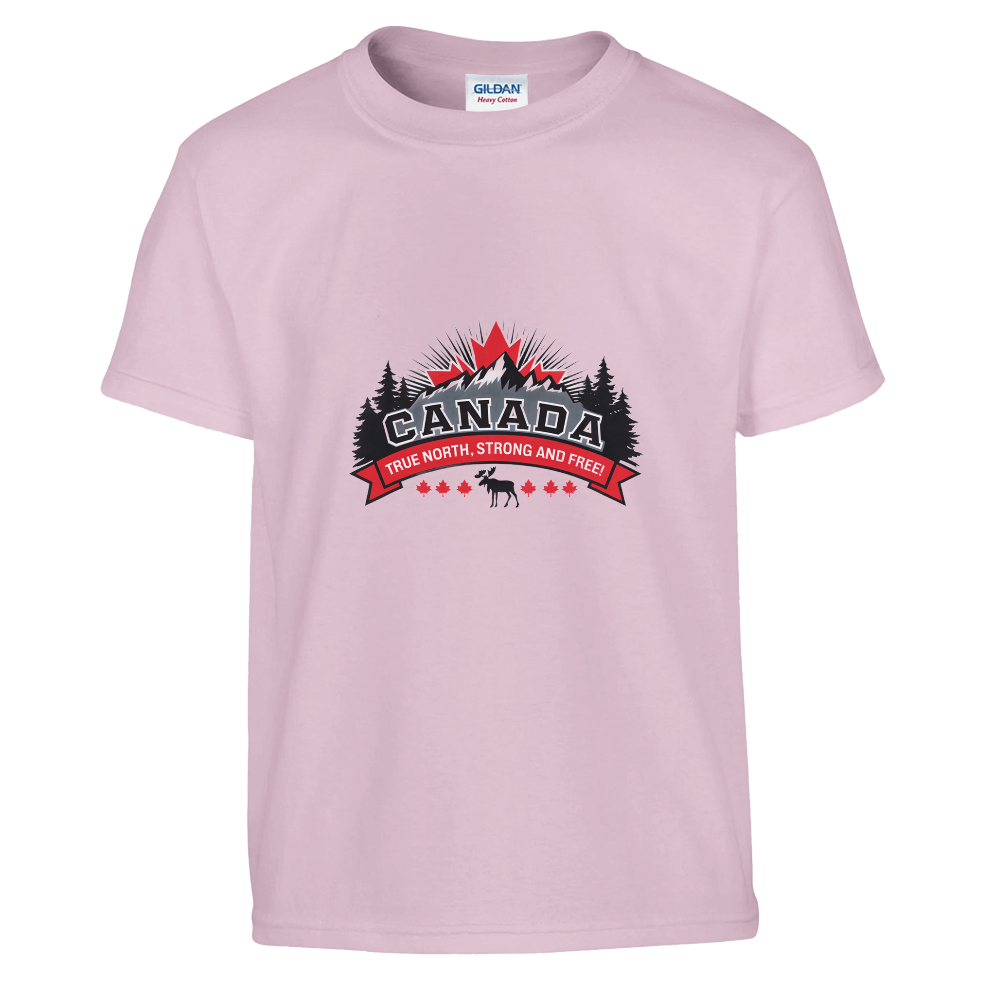 Kids' T-Shirt - Canada True North Strong & Free Design - KPAP Canada