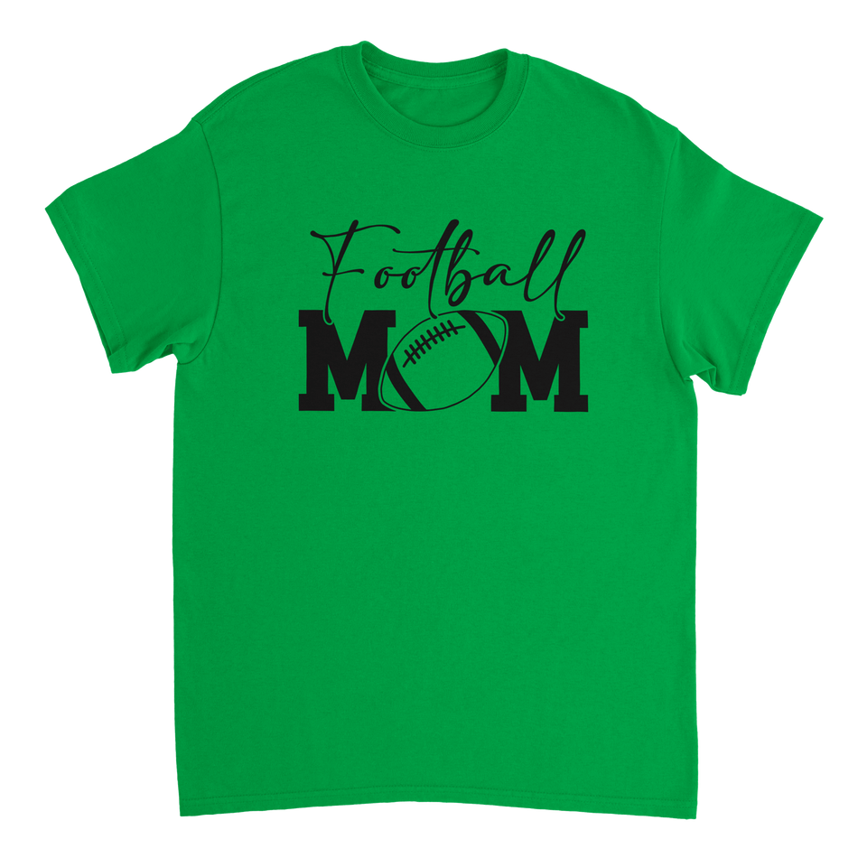 Football Mom T-Shirt – Game Day Style, Heavyweight Cotton, Classic Fit, Durable Casual Wear - KPAP Canada
