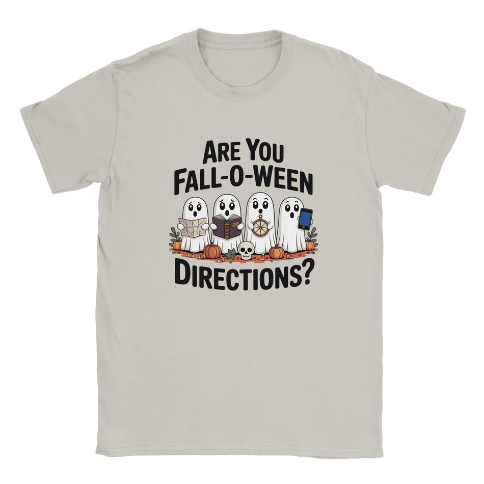 Halloween T-Shirt – Are You Fall - O - Ween Directions? Fun Design - KPAP Canada