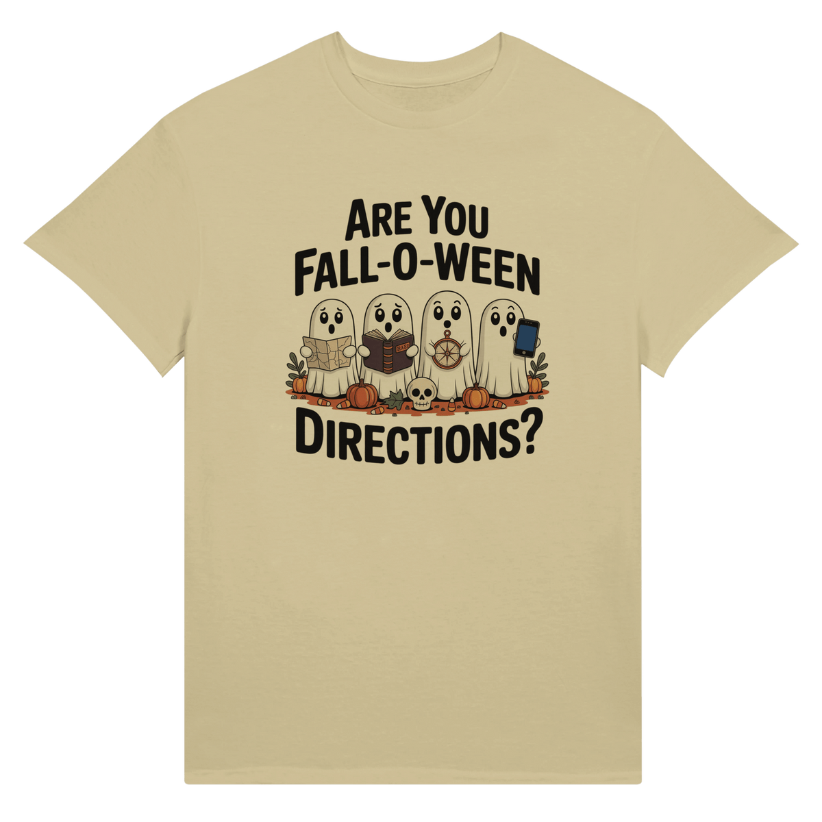 Halloween Themed Unisex Ultra Cotton T-Shirt - Are You Fall - o - Ween Directions? - KPAP Canada