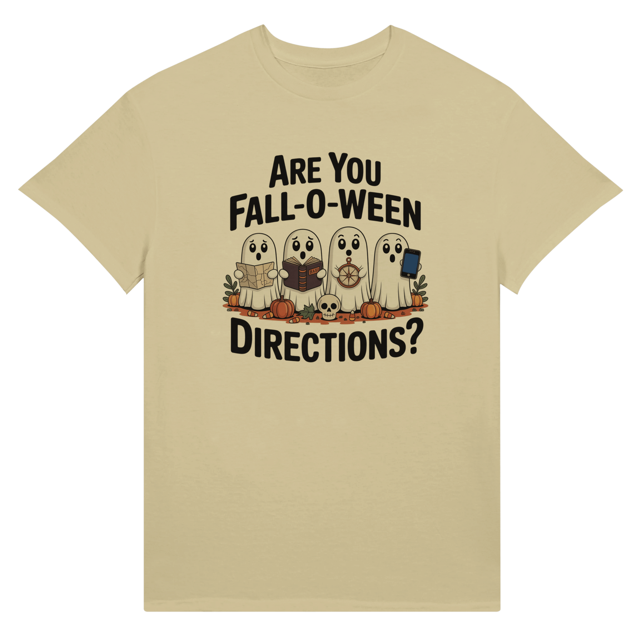 Halloween Themed Unisex Ultra Cotton T-Shirt - Are You Fall - o - Ween Directions? - KPAP Canada