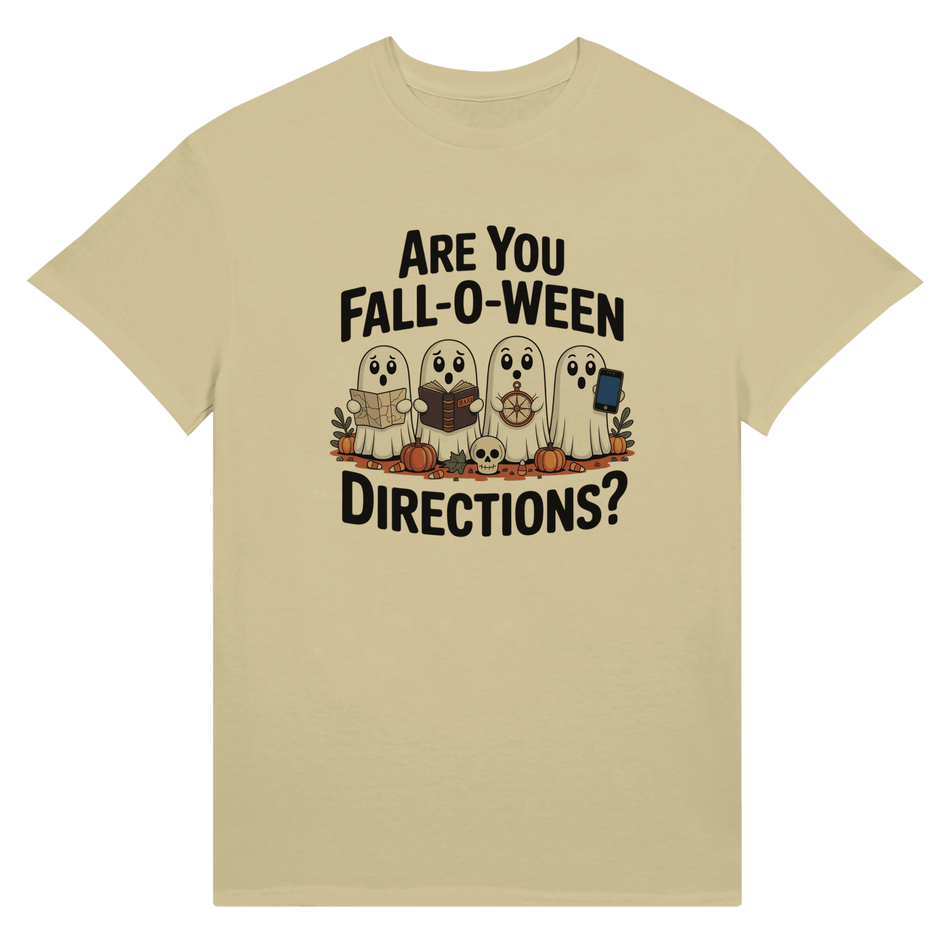 Halloween Themed Unisex Ultra Cotton T-Shirt - Are You Fall - o - Ween Directions? - KPAP Canada