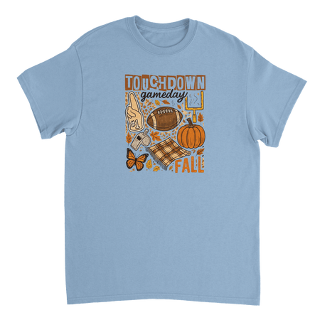 Touchdown Gameday Fall T-Shirt – Premium Cotton, Cozy Autumn Vibes, Celebrate Football Season in Style - KPAP Canada