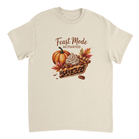 Feast Mode Activated T-Shirt – Autumn Vibes, Heavyweight Cotton, Classic Fit, Durable Casual Wear - KPAP Canada