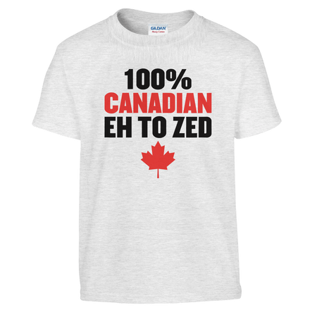 100% Canadian EH to Z T-Shirt for Kids – Soft Heavyweight Fabric - KPAP Canada