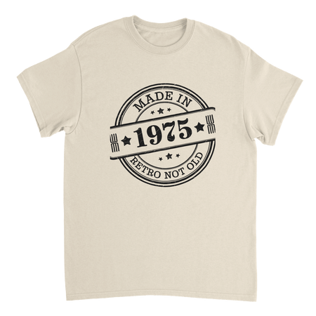 Retro Not Old T-Shirt – Made in 1975 Classic Cotton Tee - KPAP Canada