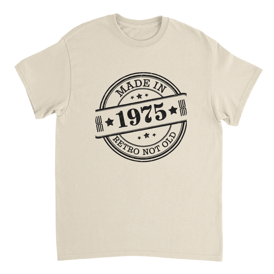 Retro Not Old T-Shirt – Made in 1975 Classic Cotton Tee - KPAP Canada