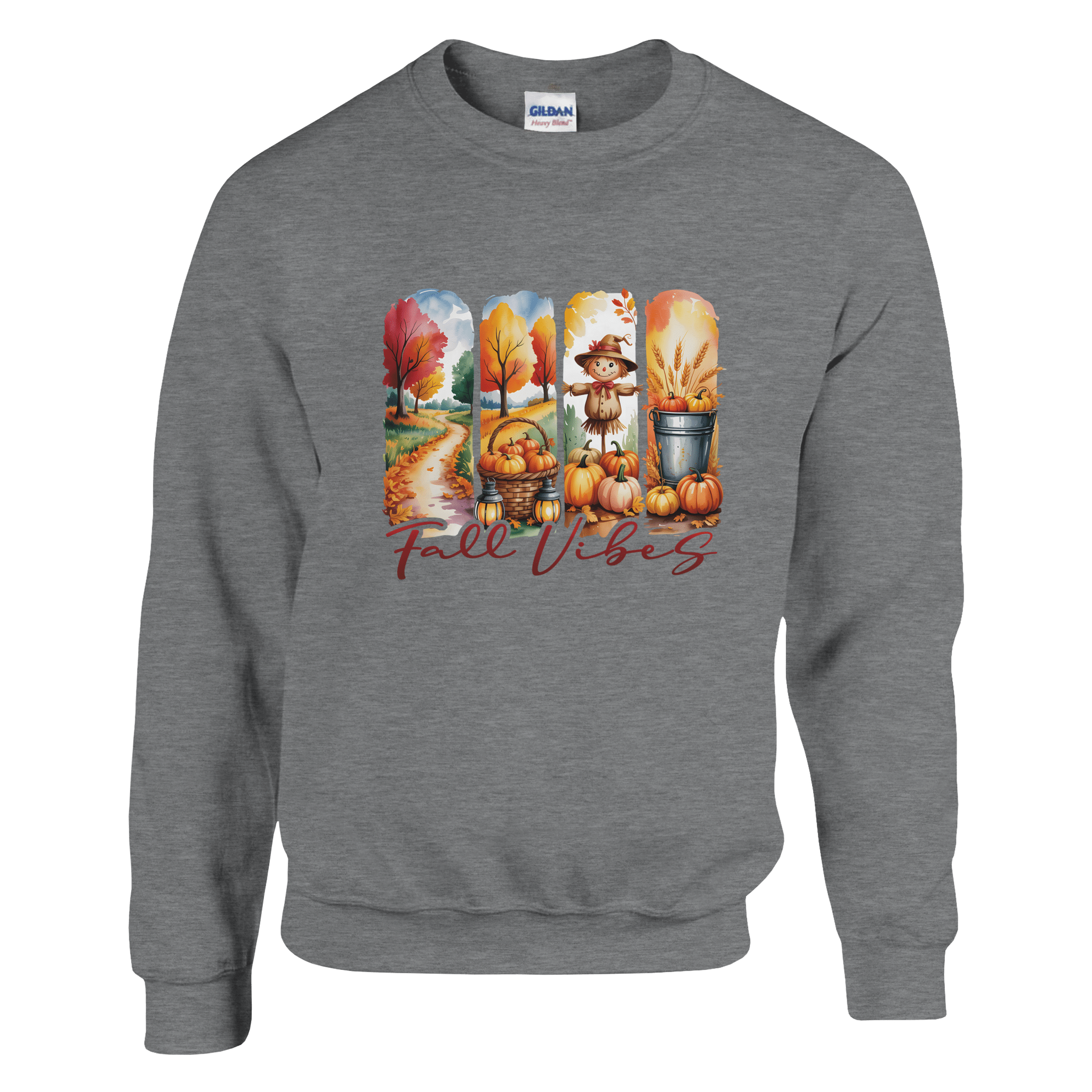 Fall Vibes Sweatshirt – Cozy 50/50 Cotton - Polyester Blend for Warmth - KPAP Canada