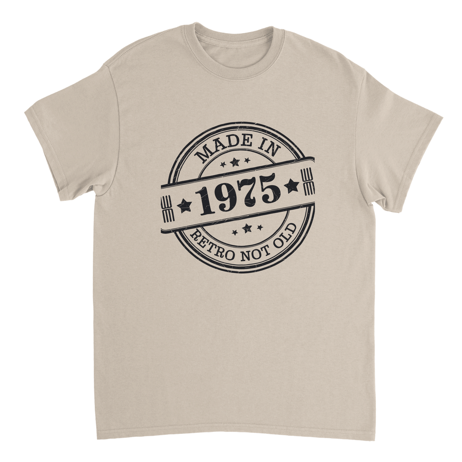 Retro Not Old T-Shirt – Made in 1975 Classic Cotton Tee - KPAP Canada
