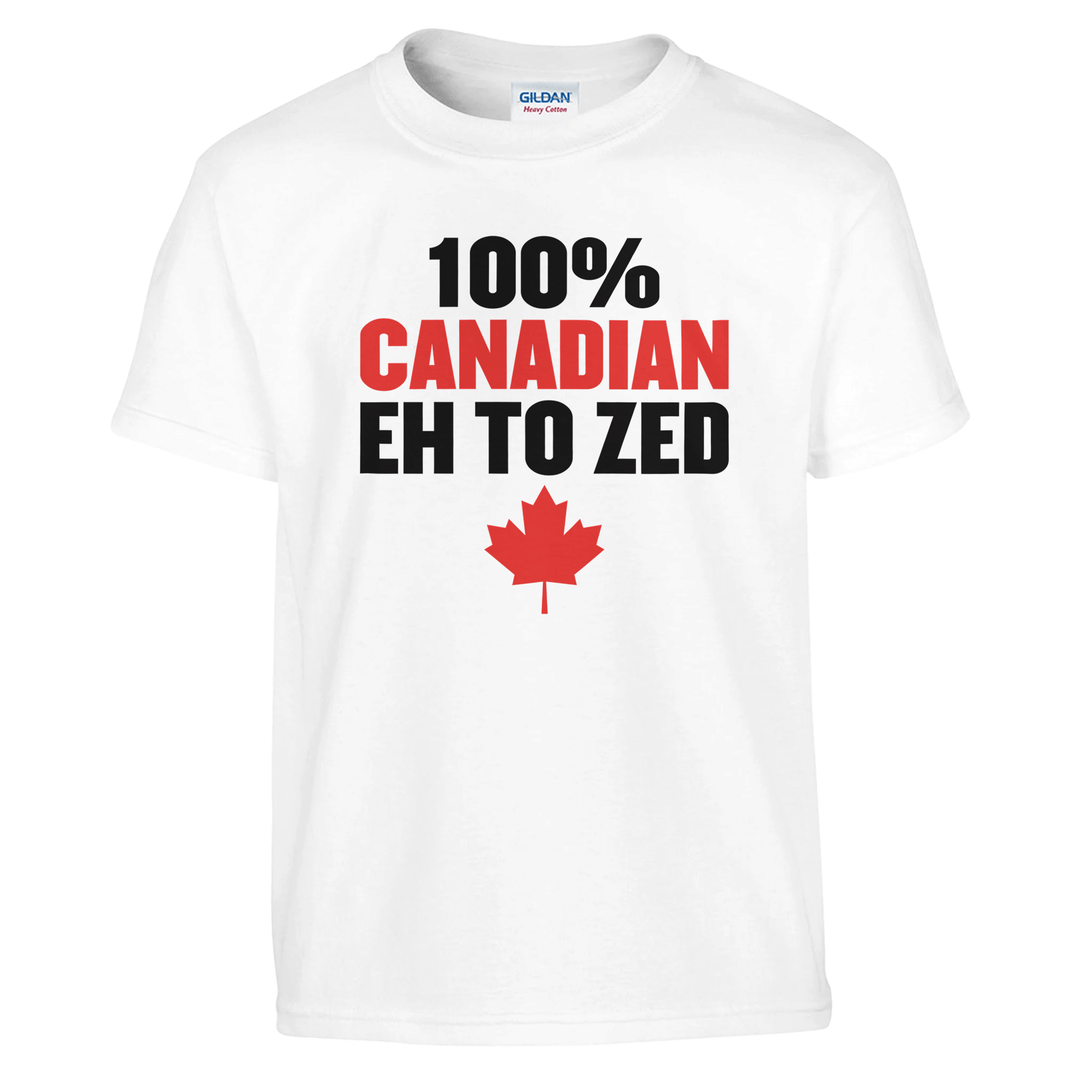 100% Canadian EH to Z T-Shirt for Kids – Soft Heavyweight Fabric - KPAP Canada