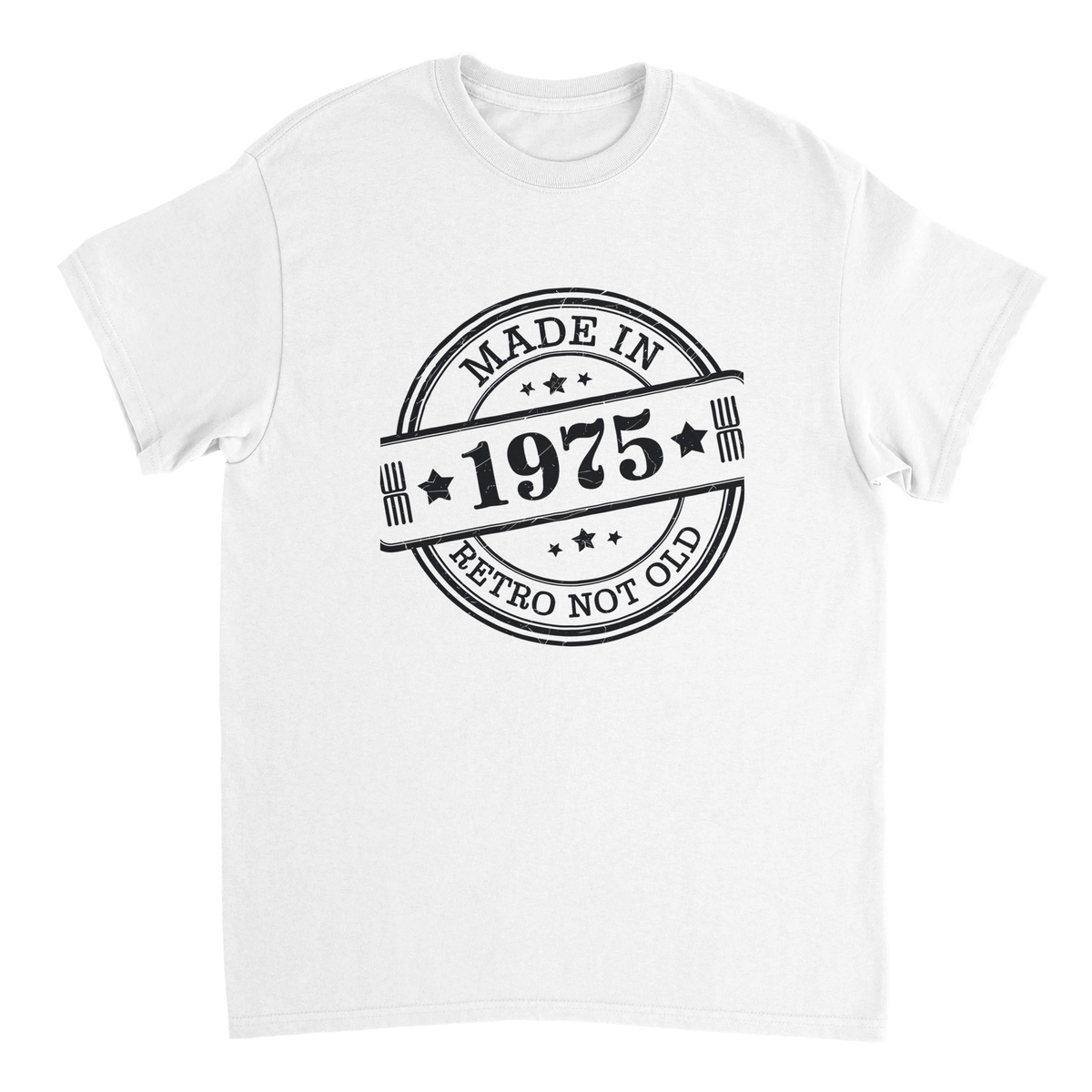 Retro Not Old T-Shirt – Made in 1975 Classic Cotton Tee - KPAP Canada