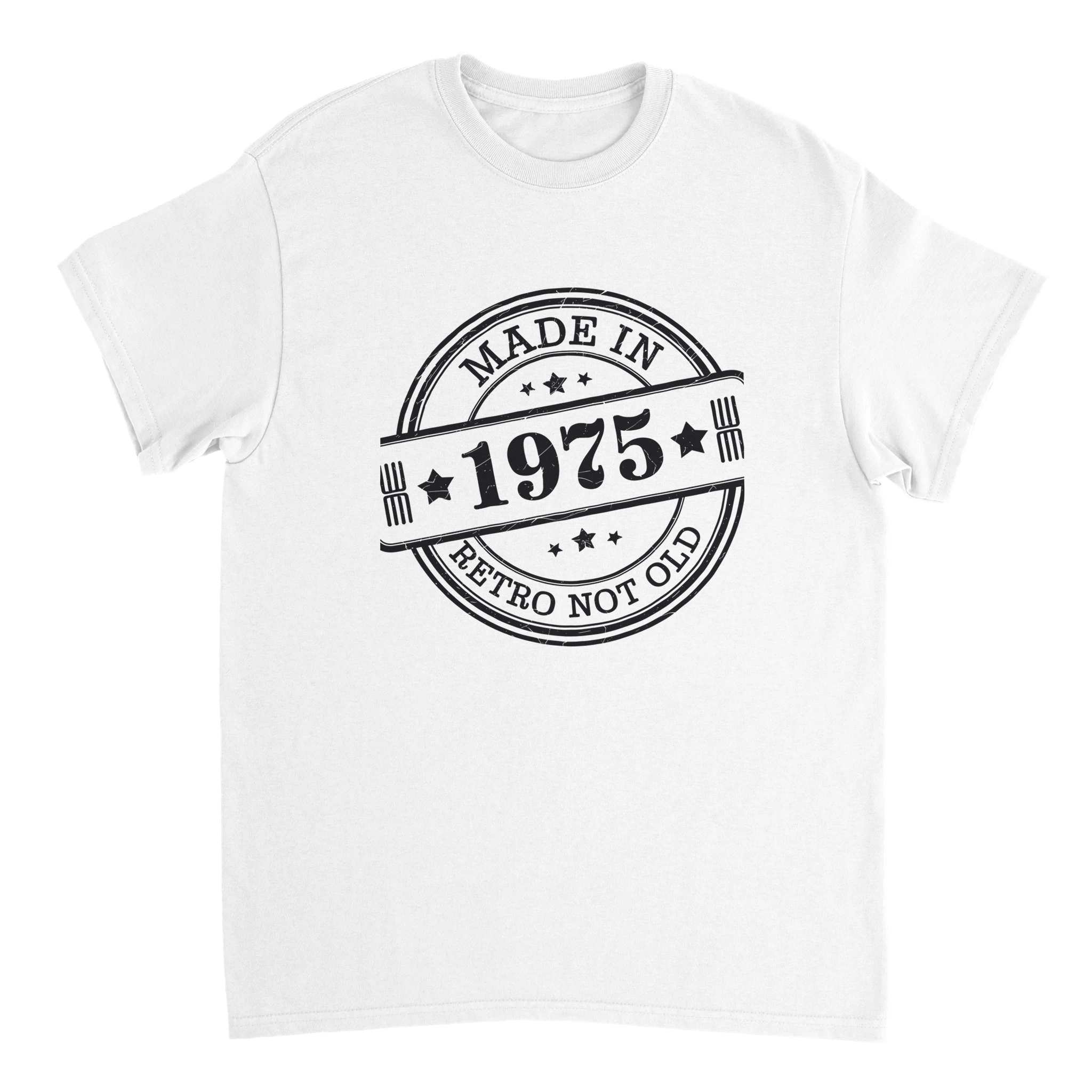 Retro Not Old T-Shirt – Made in 1975 Classic Cotton Tee - KPAP Canada