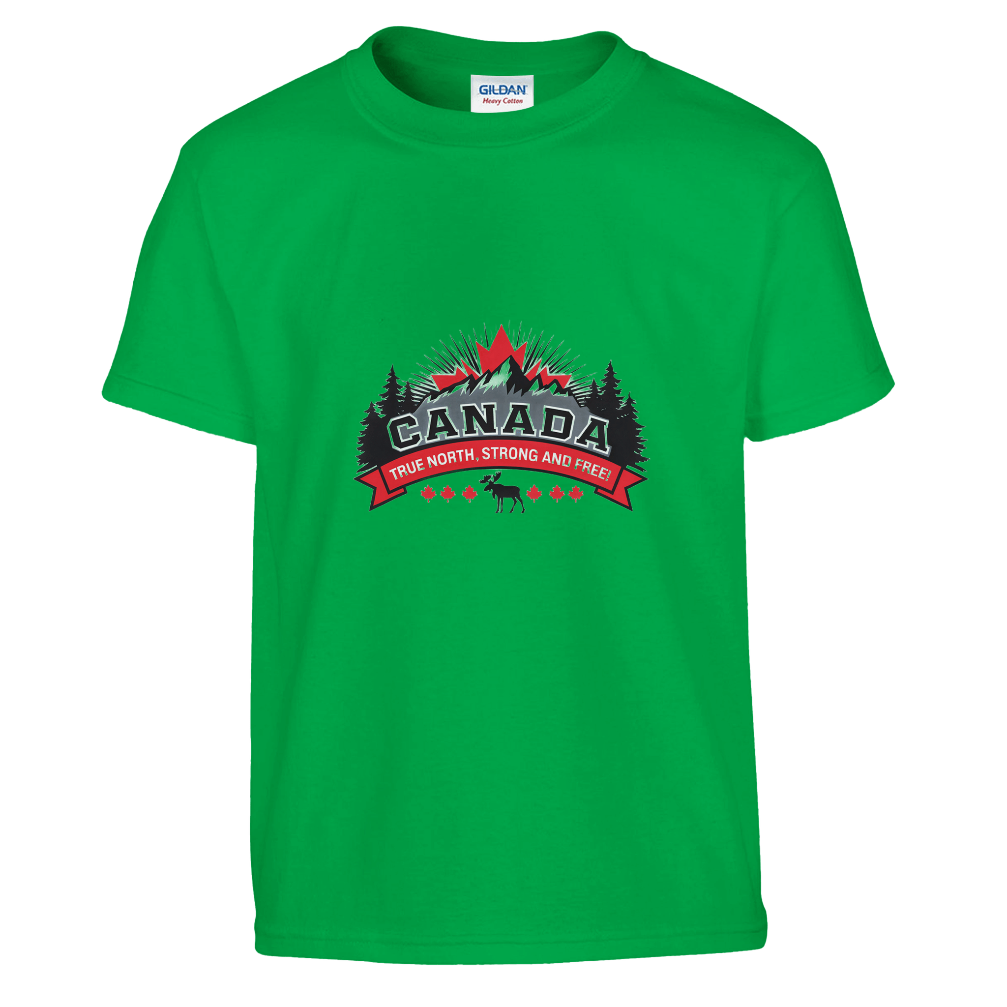 Kids' T-Shirt - Canada True North Strong & Free Design - KPAP Canada