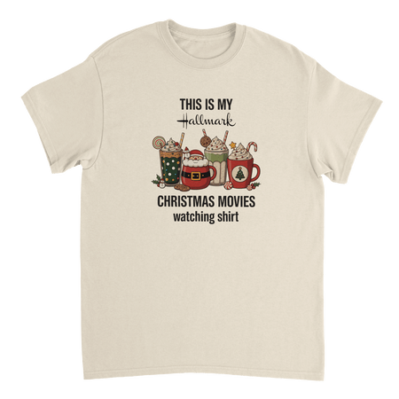 Hallmark Christmas Movies T-Shirt – Classic Fit Heavyweight Cotton Tee - KPAP Canada