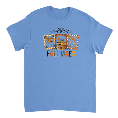 Hello Autumn Vibes T-Shirt – Cozy Fall Comfort, Classic Fit, Durable Casual Wear - KPAP Canada