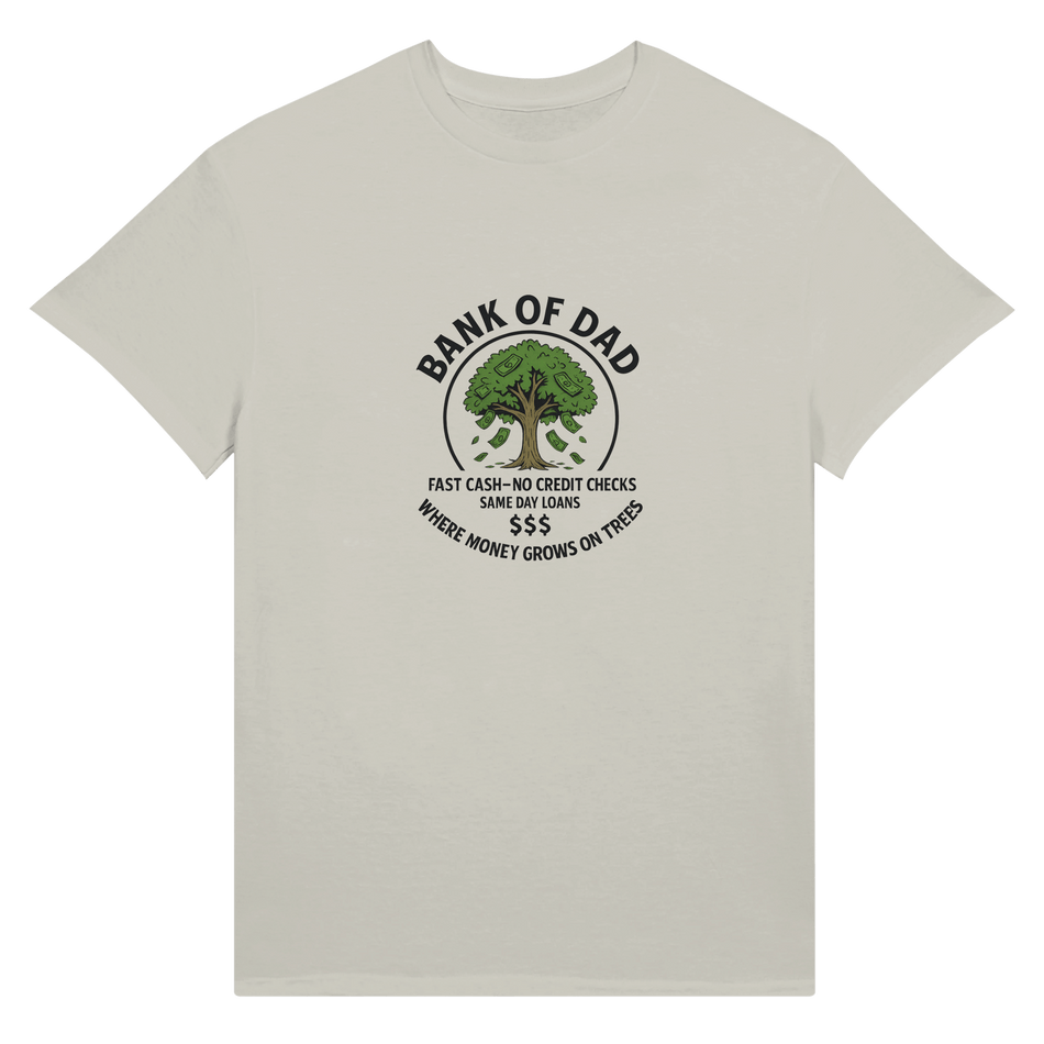 Funny Ultra Cotton T-Shirt - Bank of Dad Design - KPAP Canada