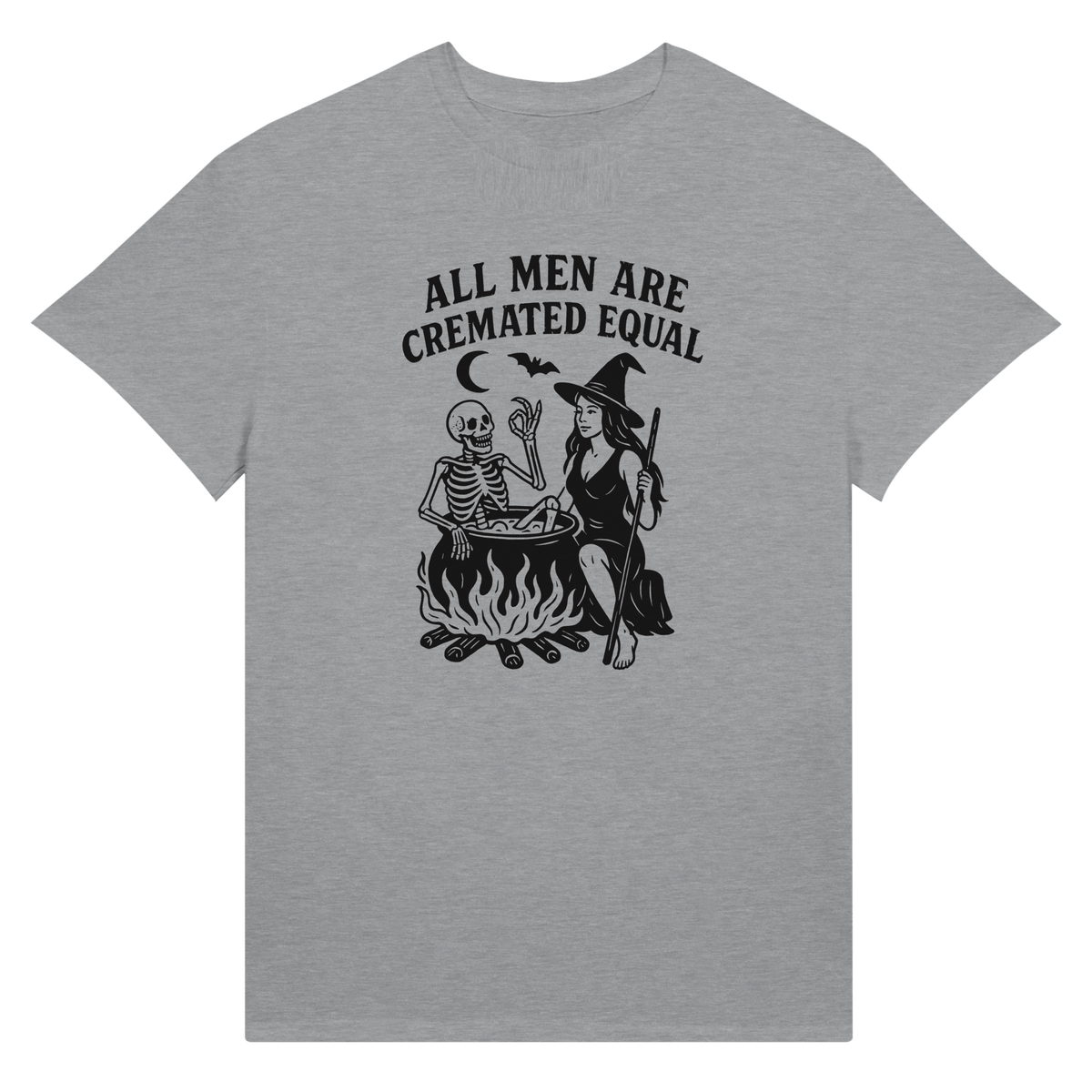 Unisex Ultra Cotton T-Shirt – All Men Are Cremated Equally Design - KPAP Canada