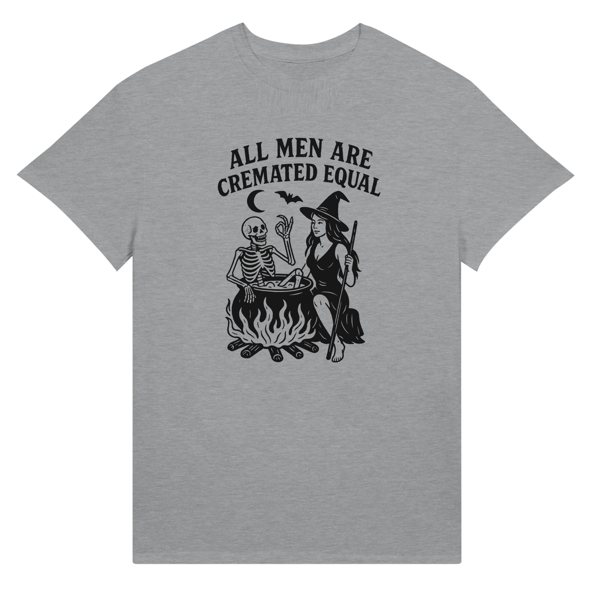 Unisex Ultra Cotton T-Shirt – All Men Are Cremated Equally Design - KPAP Canada