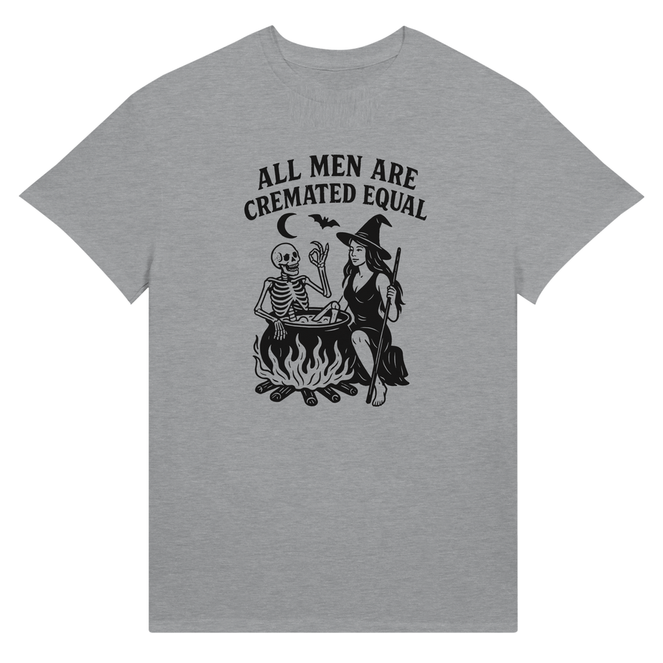 Unisex Ultra Cotton T-Shirt – All Men Are Cremated Equally Design - KPAP Canada