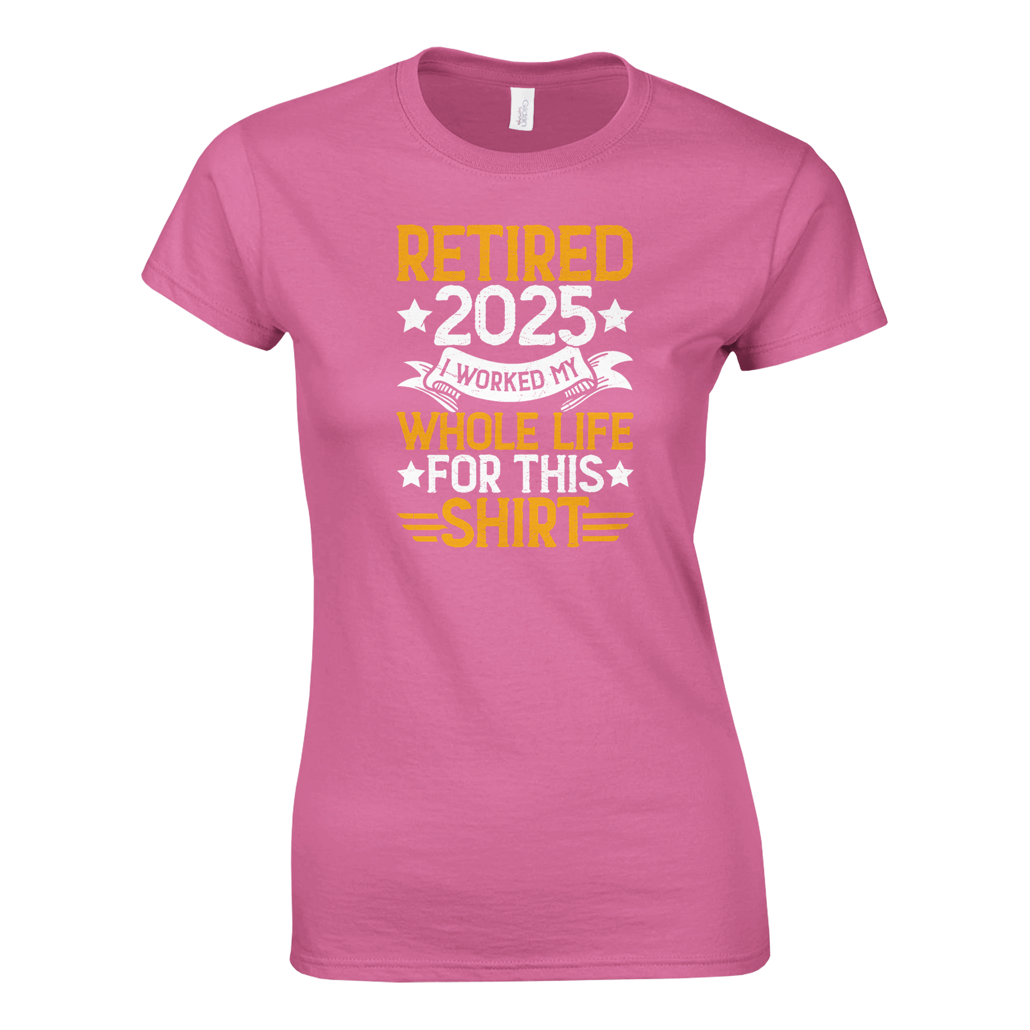 Retired 2025 Ladies T-Shirt – Comfortable Cotton Tee with Humorous Design - KPAP Canada