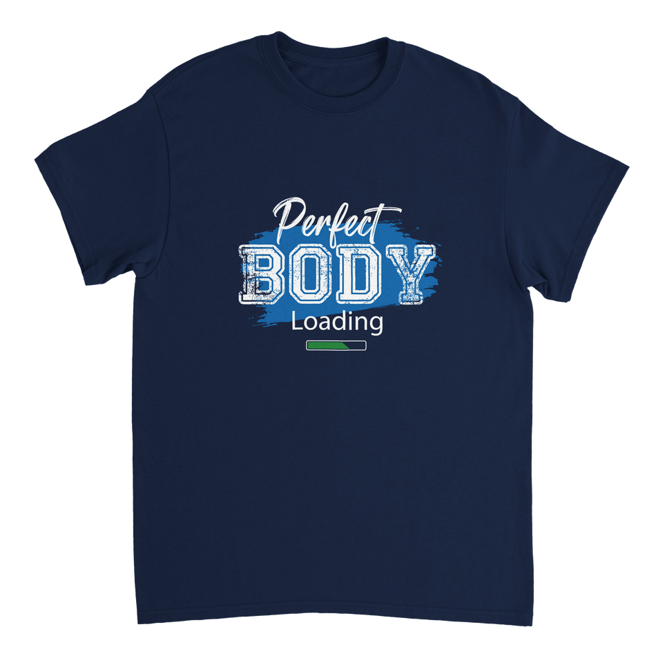 Perfect Body Loading Heavyweight Cotton T-Shirt – Classic Fit Casual Wear - KPAP Canada
