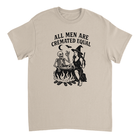 Unisex T-Shirt - All Men Are Cremated Equally - Classic Fit Cotton Tee - KPAP Canada