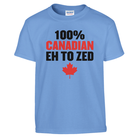 100% Canadian EH to Z T-Shirt for Kids – Soft Heavyweight Fabric - KPAP Canada
