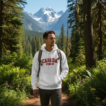 Unisex Canada Est. 1867 Hoodie – Soft Blend Heavyweight Design - KPAP Canada