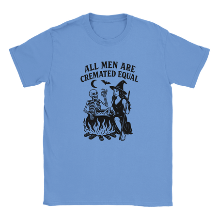 Unisex Halloween T-Shirt - All Men Are Cremated Equal Graphic Tee - KPAP Canada