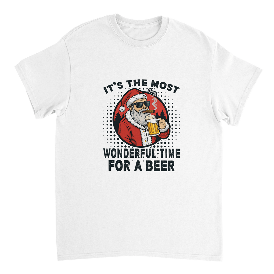 Christmas Beer Theme T-Shirt – It's the Most Wonderful Time for a Beer - KPAP Canada