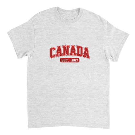 Canada Est. 1867 T-Shirt – Classic Fit, Heavyweight Cotton, Heritage Casual Wear - KPAP Canada