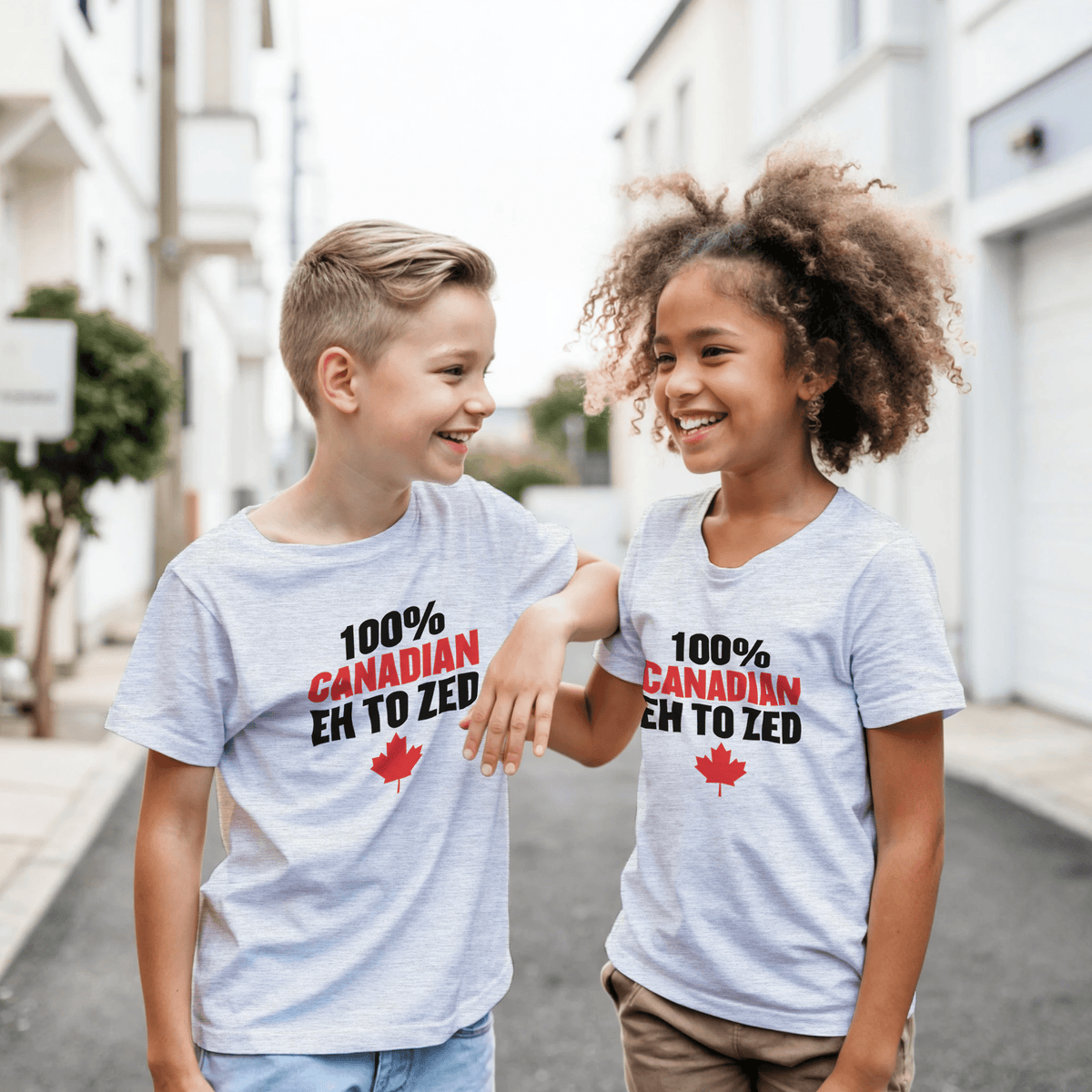100% Canadian EH to Z T-Shirt for Kids – Soft Heavyweight Fabric - KPAP Canada