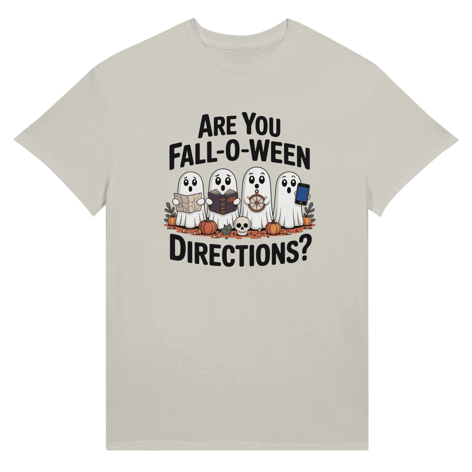 Halloween Themed Unisex Ultra Cotton T-Shirt - Are You Fall - o - Ween Directions? - KPAP Canada