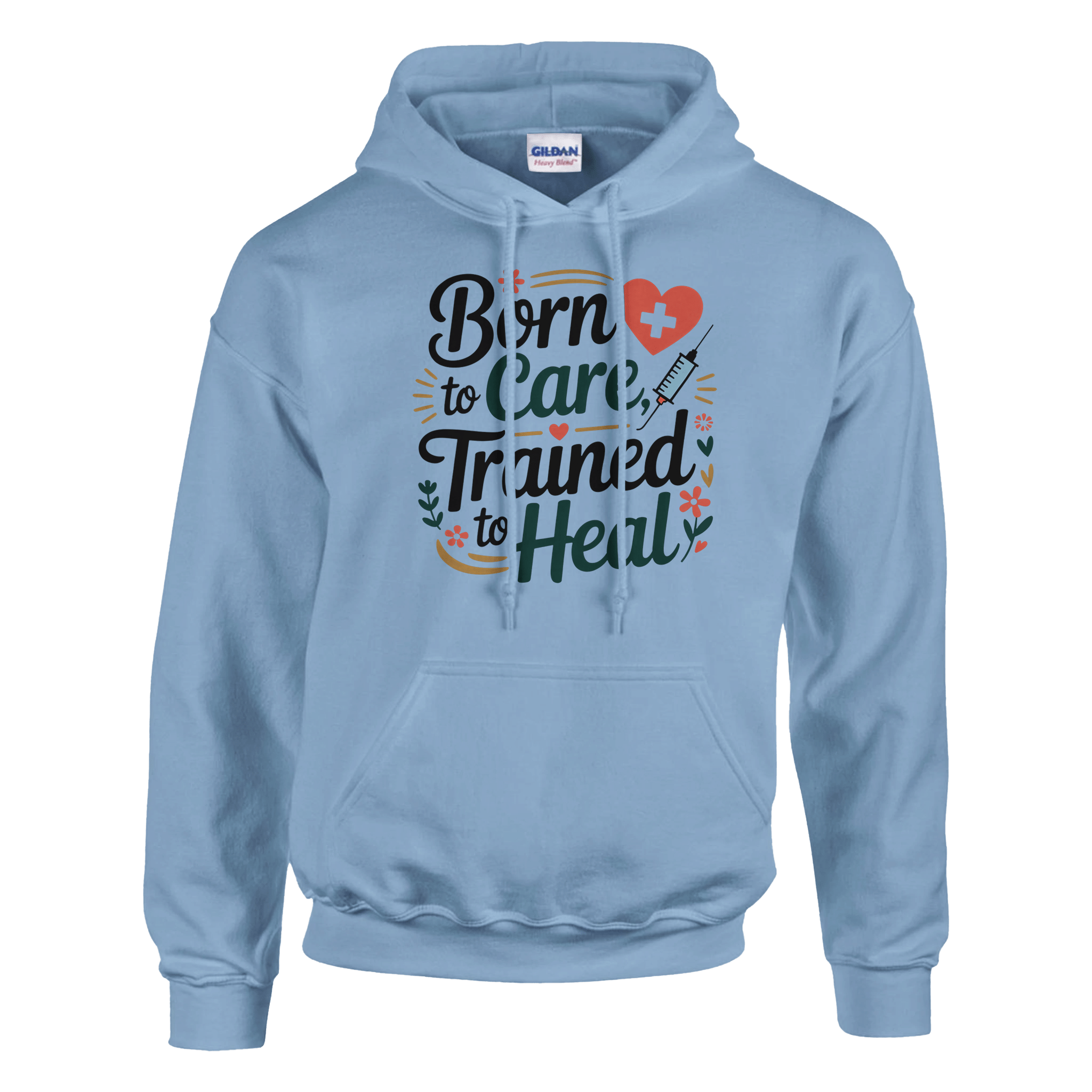 Born To Care - Trained To Heal Unisex Classic Pullover Hoodie - KPAP Canada