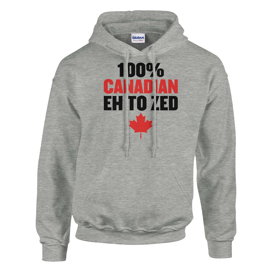 Pullover Hoodie - 100% Canadian Eh to Z - Heavy Blend Comfort - KPAP Canada
