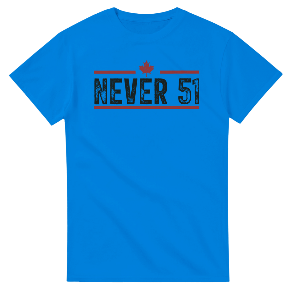 Never 51st T-Shirt – Classic Fit Heavyweight Cotton Tee - KPAP Canada