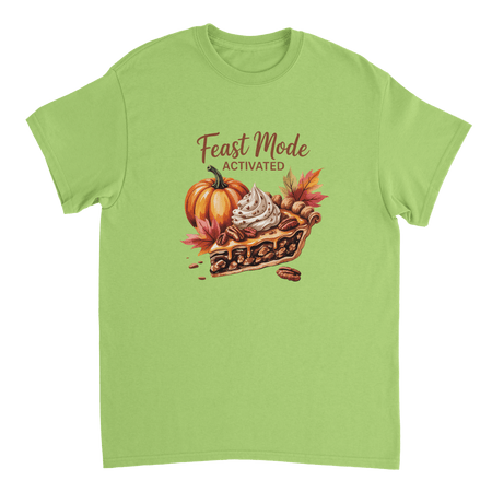 Feast Mode Activated T-Shirt – Autumn Vibes, Heavyweight Cotton, Classic Fit, Durable Casual Wear - KPAP Canada