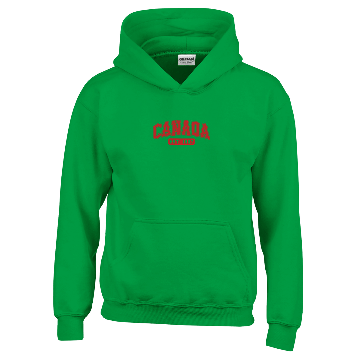 Canada Est. 1867 Kids Pullover Hoodie – Comfortable Heavy Blend Design - KPAP Canada