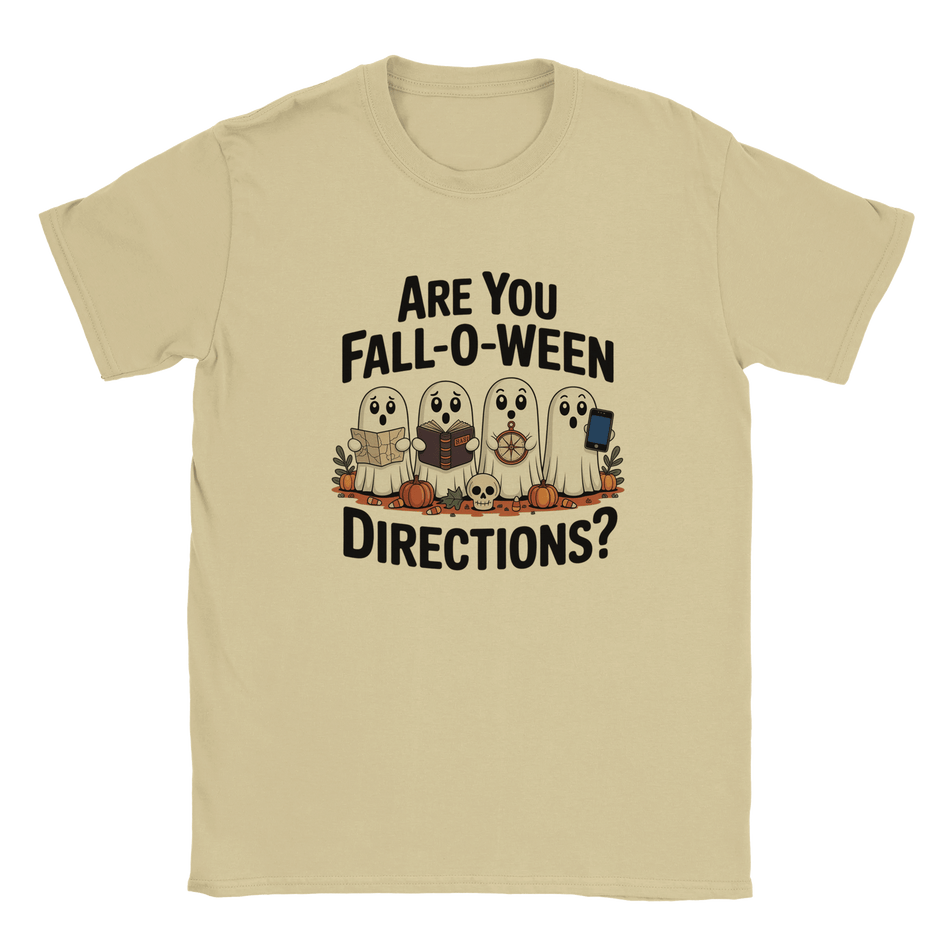 Halloween T-Shirt – Are You Fall - O - Ween Directions? Fun Design - KPAP Canada