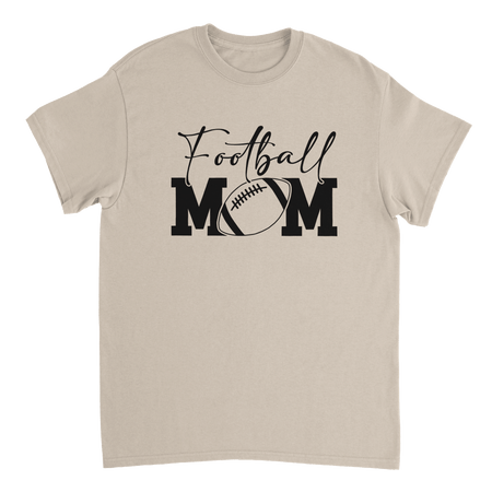 Football Mom T-Shirt – Game Day Style, Heavyweight Cotton, Classic Fit, Durable Casual Wear - KPAP Canada