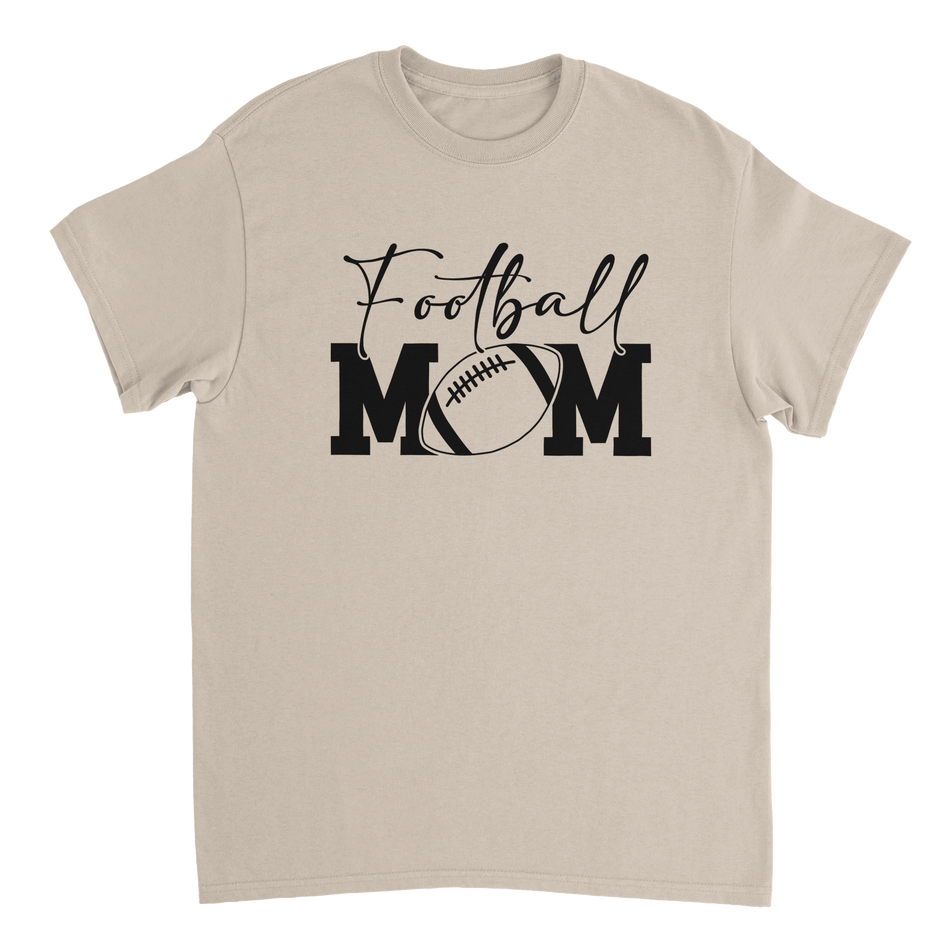 Football Mom T-Shirt – Game Day Style, Heavyweight Cotton, Classic Fit, Durable Casual Wear - KPAP Canada