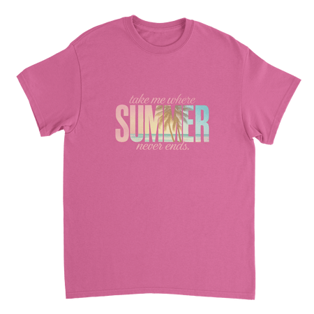 Endless Summer Vibes T-Shirt – Pastel Dreamscape, Premium Cotton, Classic Fit, Durable Casual Wear - KPAP Canada