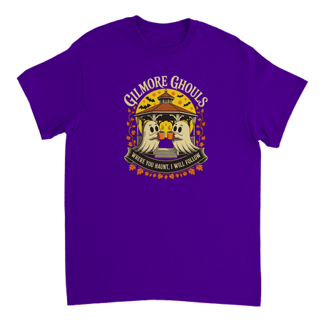 Gilmore Ghouls 'Where You Haunt, I Will Follow' T-Shirt – Spooky Cozy Comfort, Heavyweight Cotton - KPAP Canada